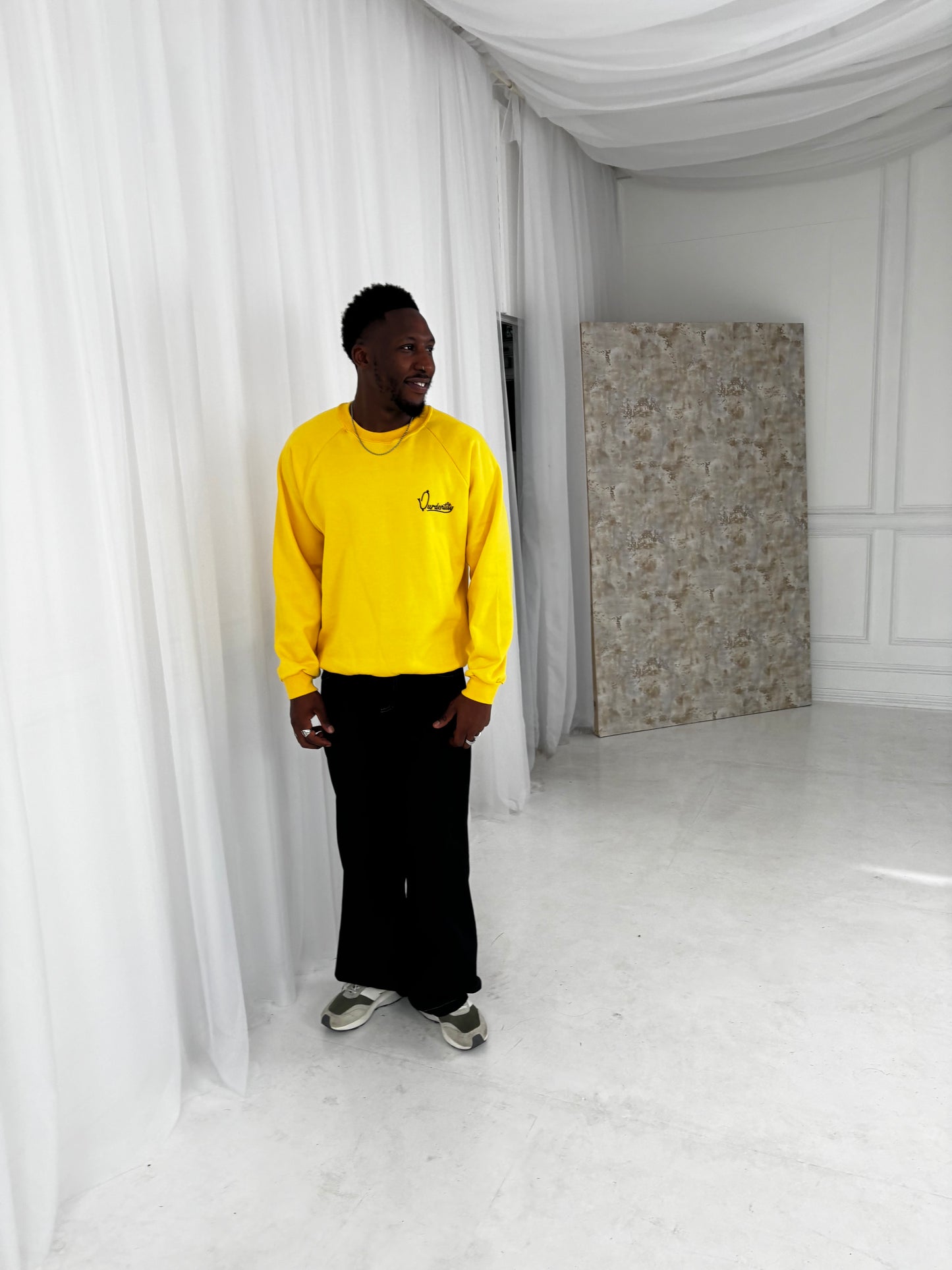 Yellow Crew Neck Jumper