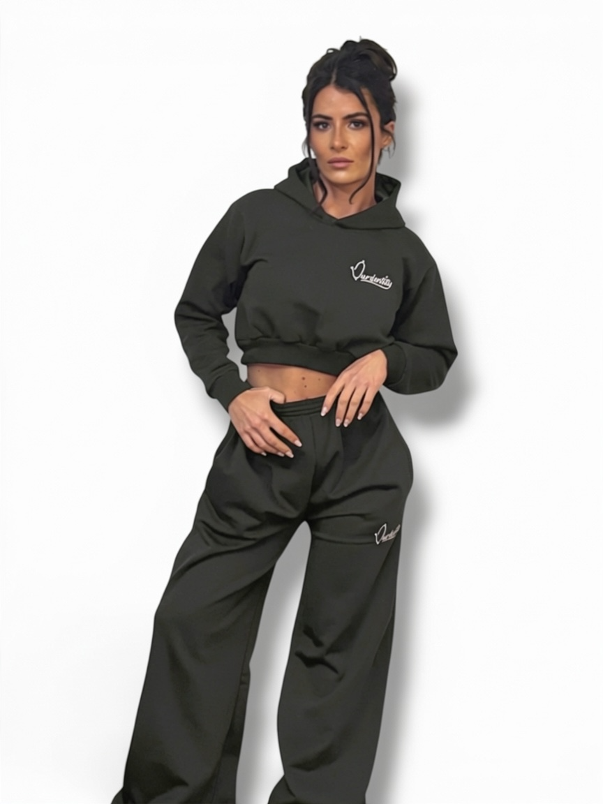 Raven Grey Baggy Style Joggers