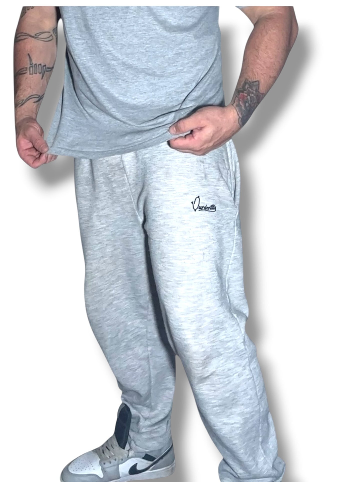 Signature Silver Grey Joggers
