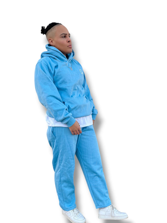 Signature Sky Blue Joggers