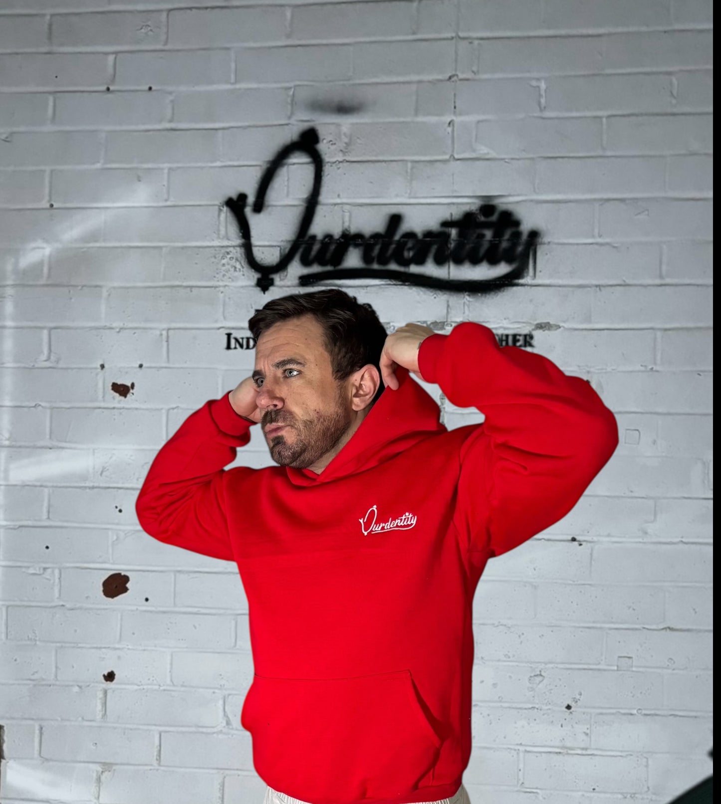 Satin Lined Red Hoodie