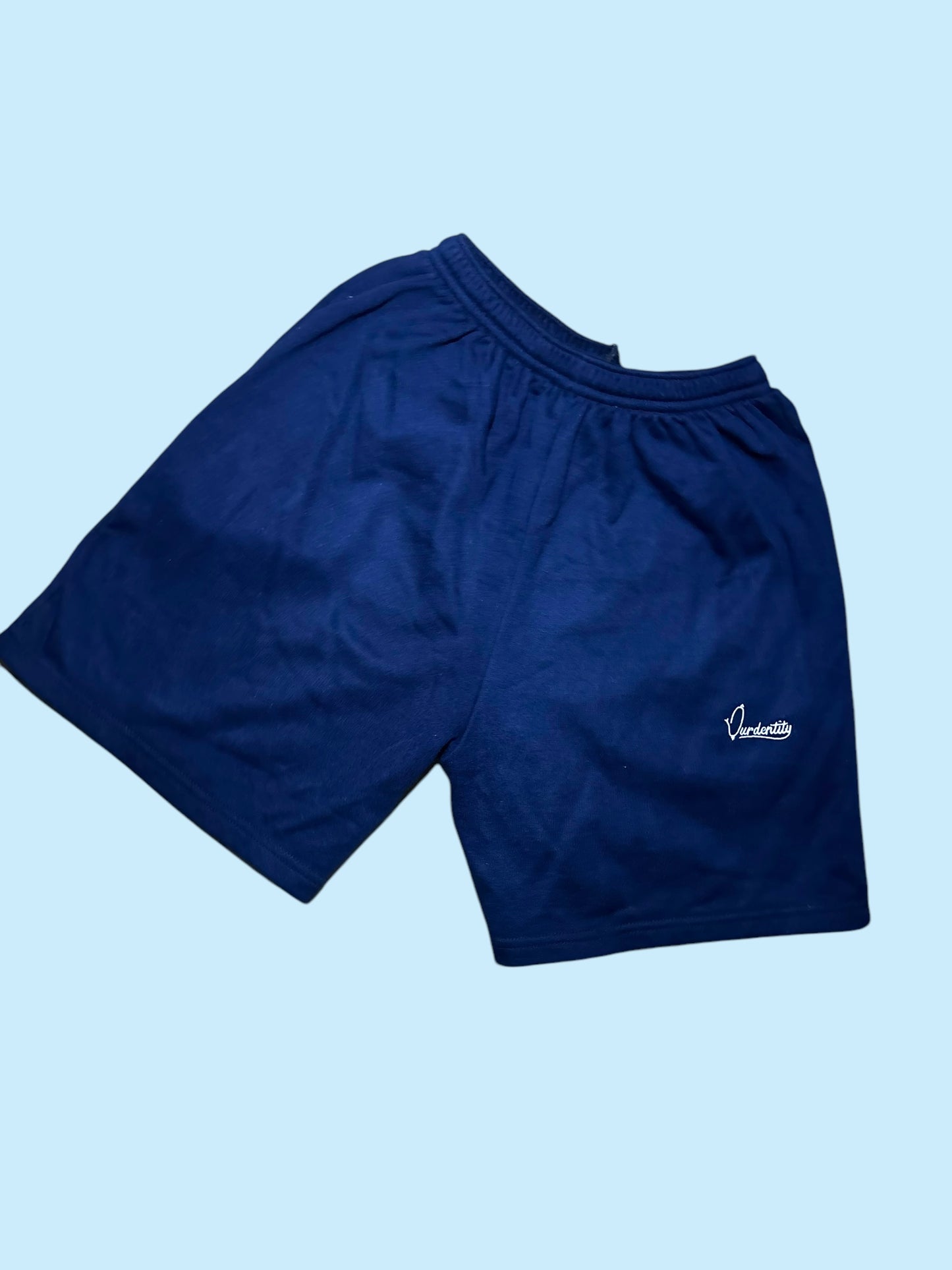 Navy Blue Tracksuit Shorts