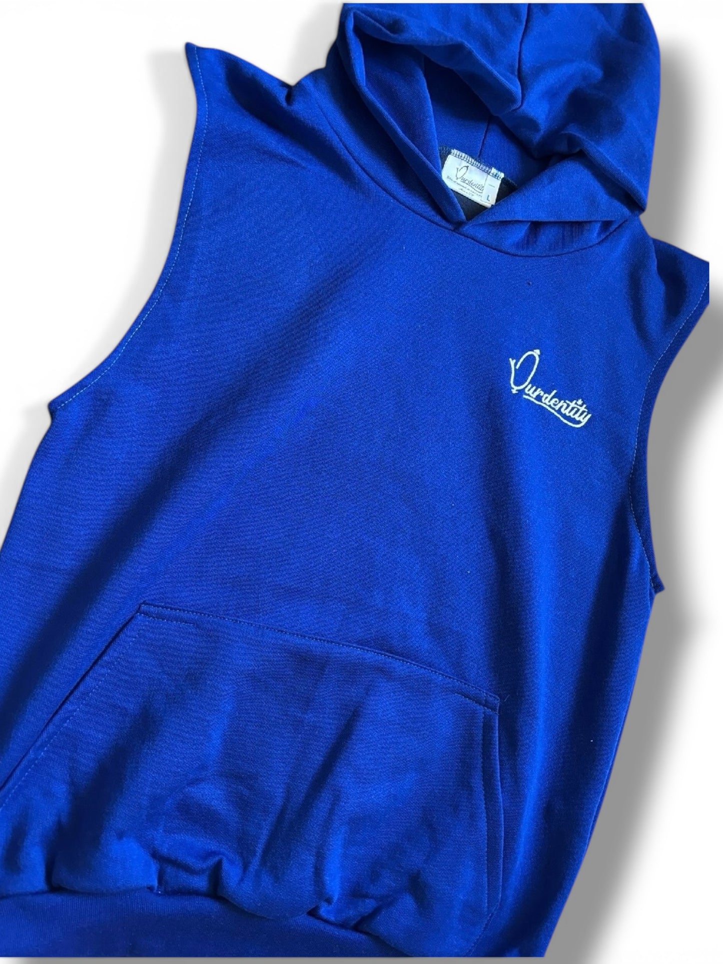 Royal Blue Signature Sleeveless Hoodie