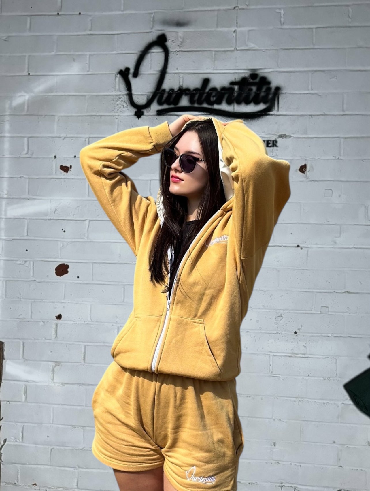 Satin Lined Caramel Hoodie