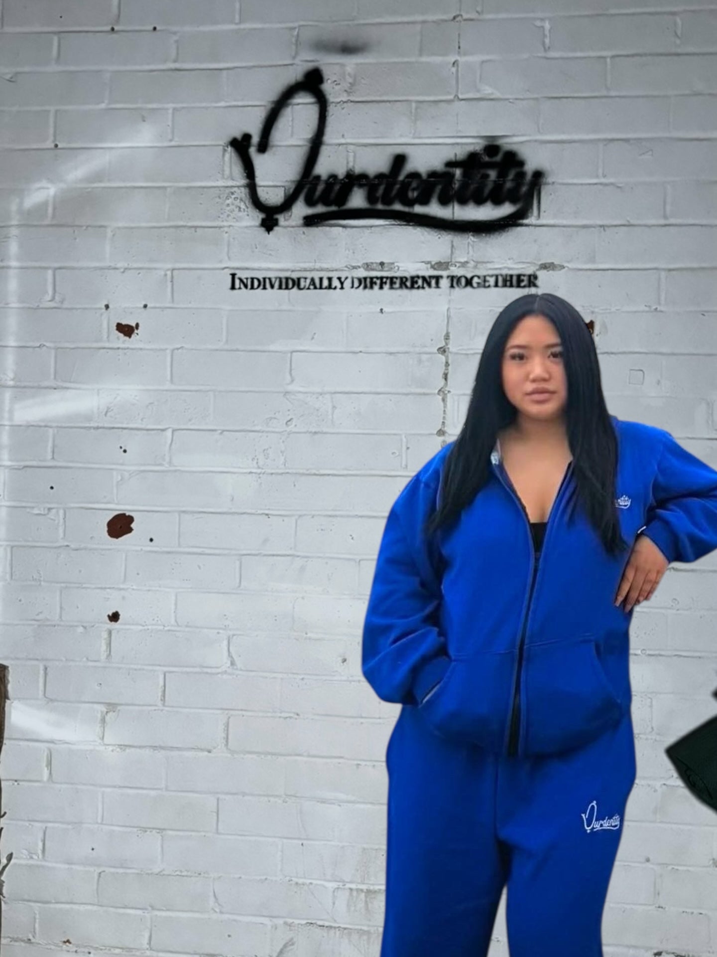 Luxe Royal Blue Tracksuit with Satin Lined Hood.