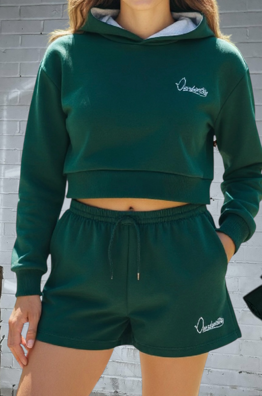 Forest Green Lounge Shorts