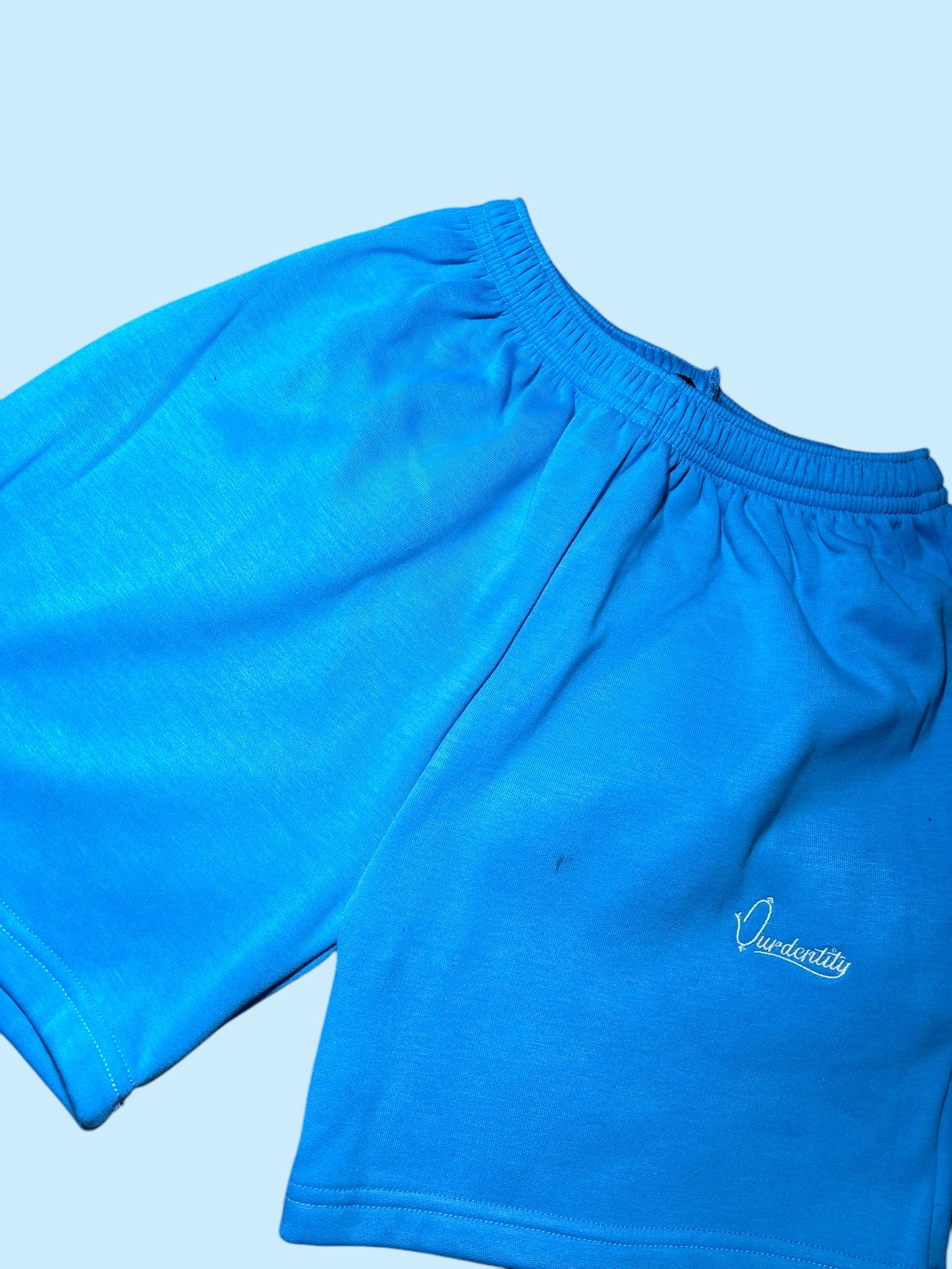 Sky Blue Tracksuit Shorts