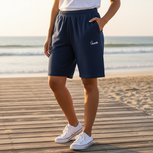 Navy Blue Tracksuit Shorts