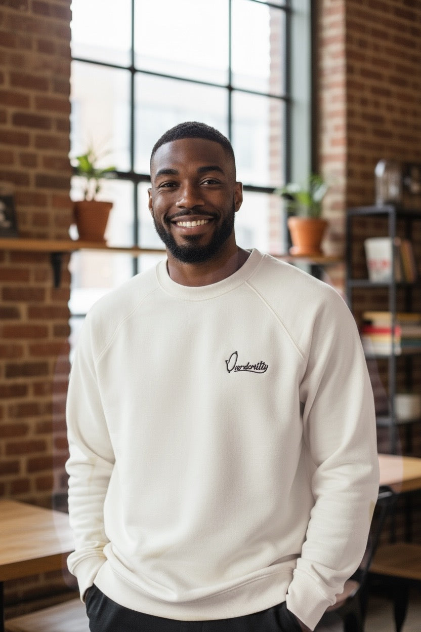 White Crew Neck Jumper