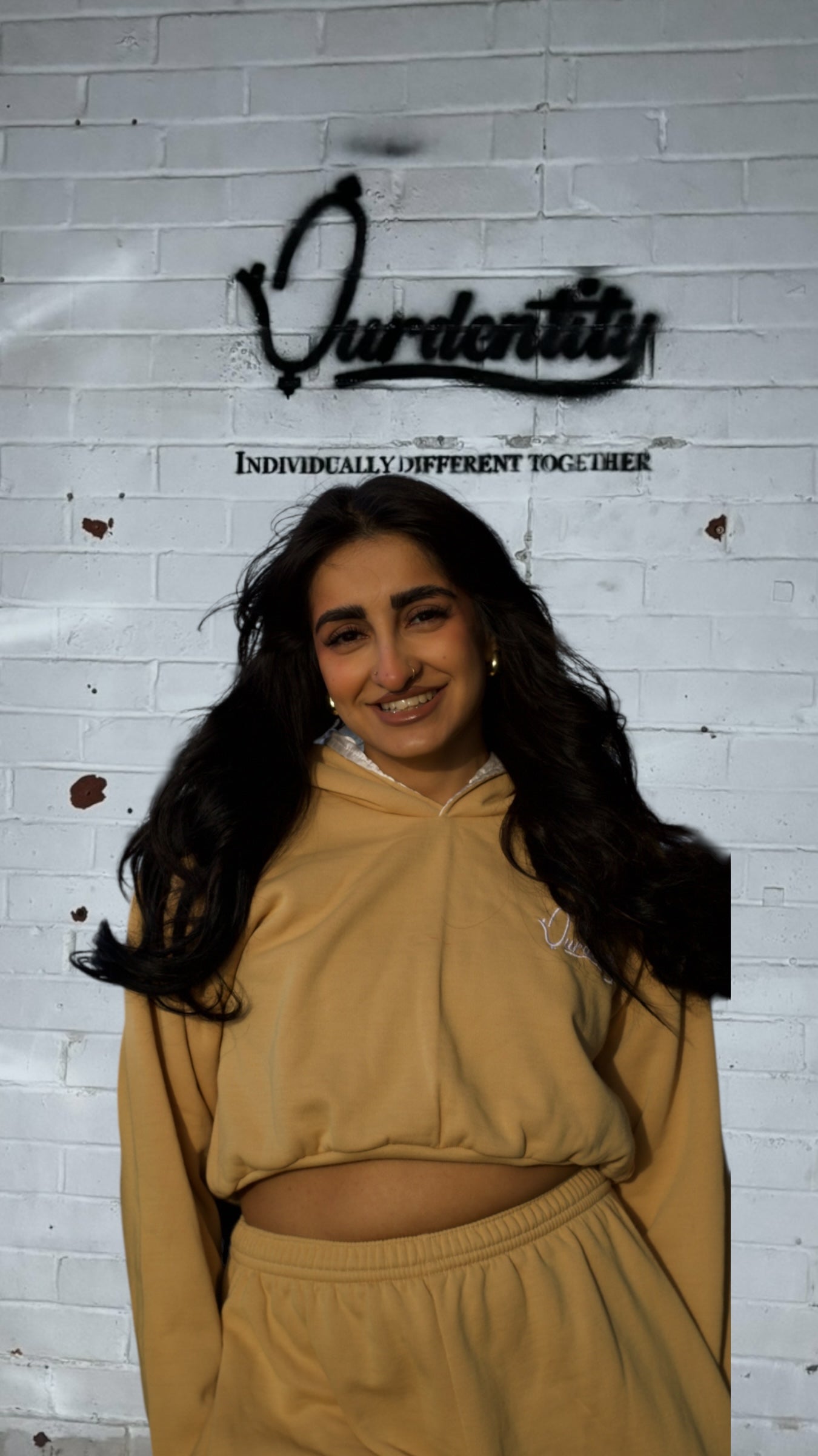 Caramel Luxe Crop Hoodie