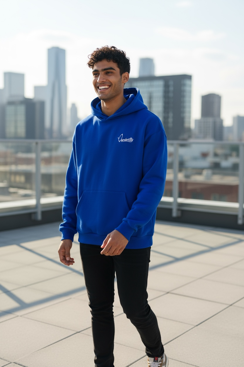 Royal Blue Overhead Hoodie