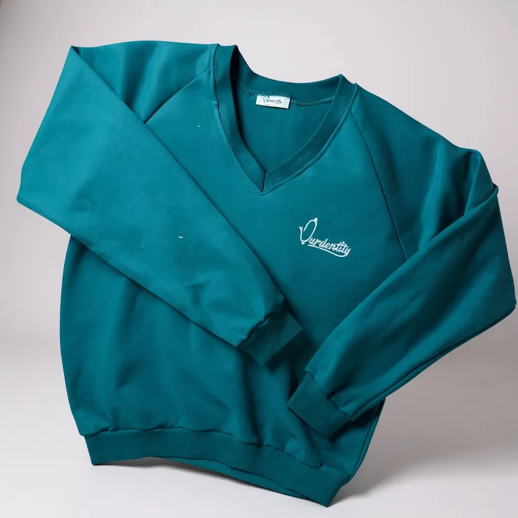 Forest Green V Neck Jumper