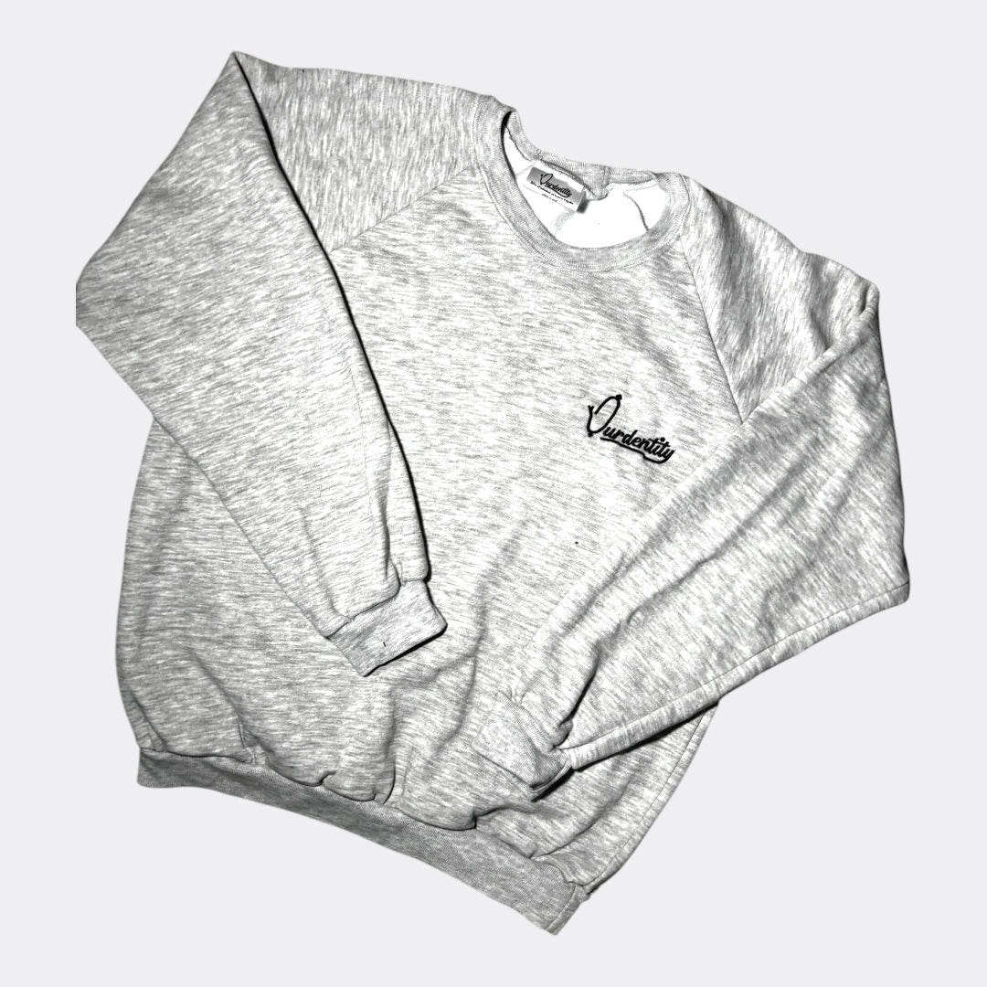 Silver Grey Crew Neck Jumper