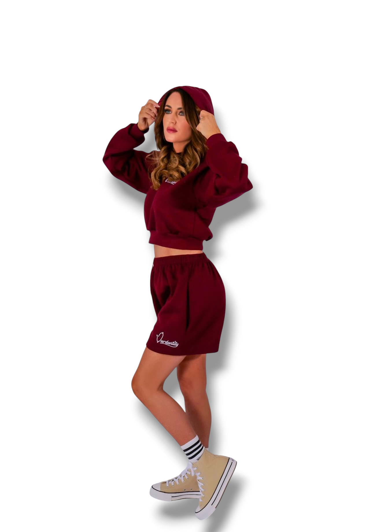 Signature Dark Wine Shorts