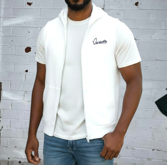 White Signature Gym Hoodie