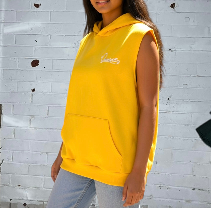 Yellow Signature Gym Hoodie