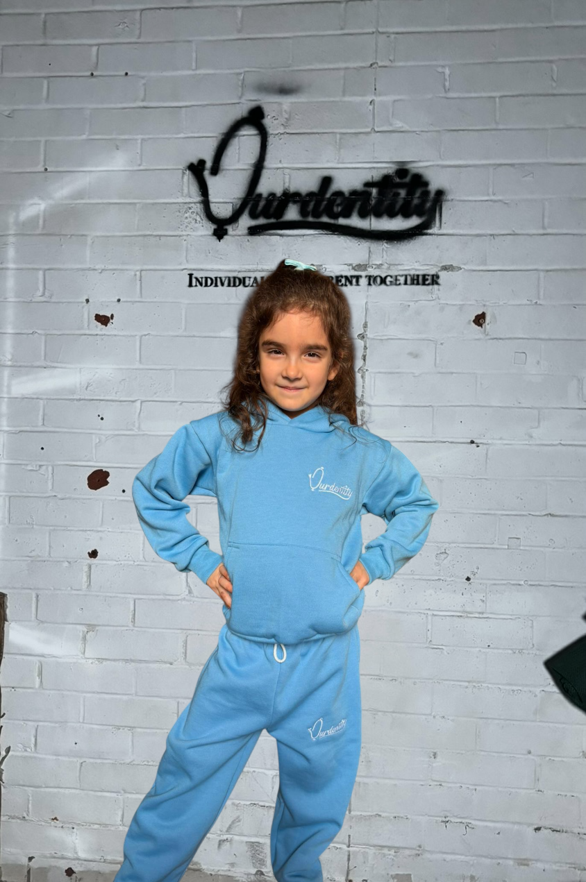 Sky Blue Kids Tracksuit