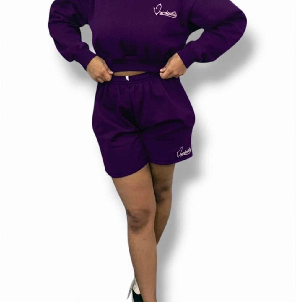 Purple Lounge Shorts