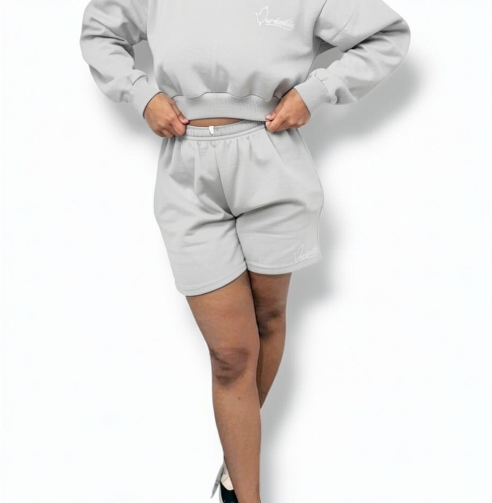 Silver Grey Lounge Shorts