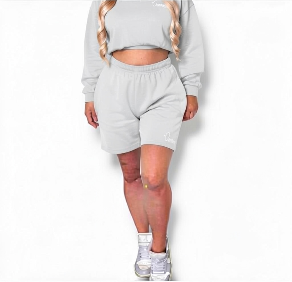 Silver Grey Lounge Shorts