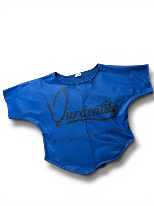 Royal Blue Pump Cover Gym Top