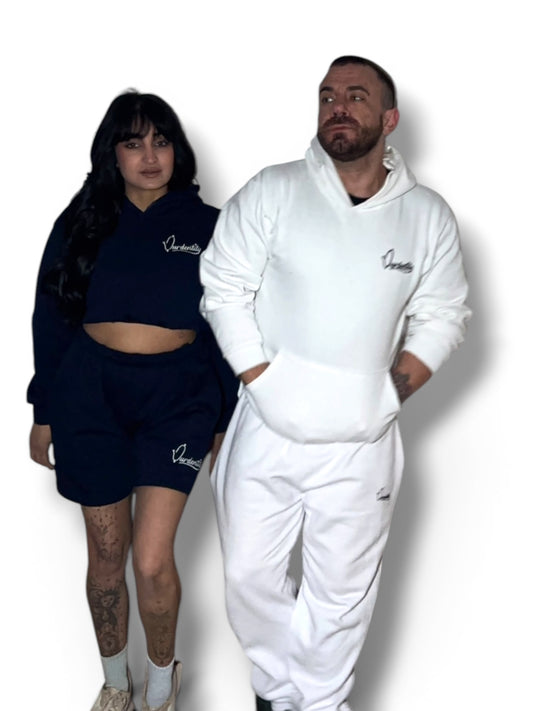 Signature White  Hoodie
