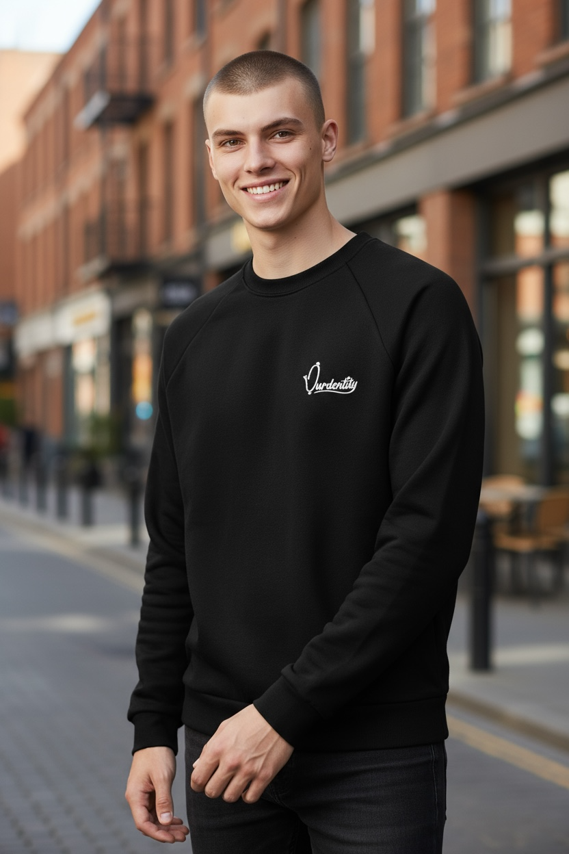 Black Crew Neck Jumper