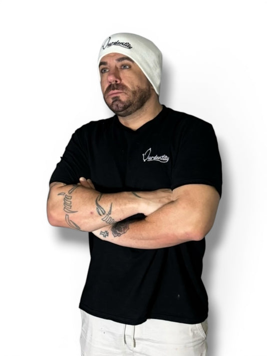 Ourdentity White Beanie Hat