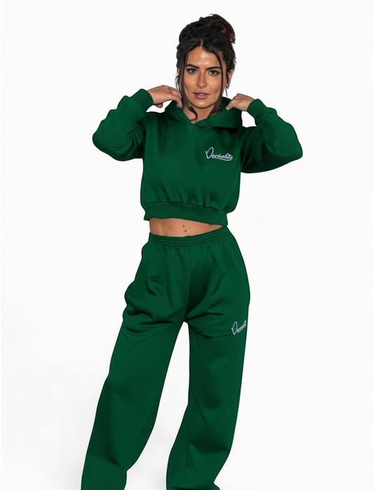 Forest Green Baggy Style Joggers